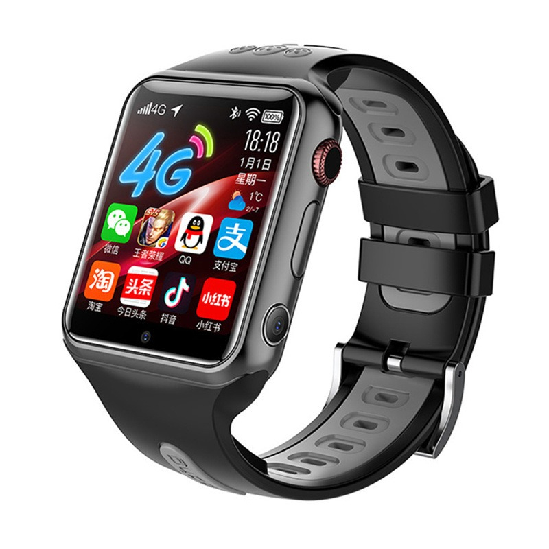 Fall Detection Watch - 子供用スマートウォッチ、ビデオ通話、GPS位置情報、電話機能、Wi-Fi対応
