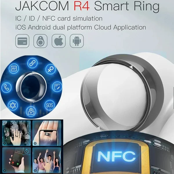 Smart Ring Nfc Pay - スマートステンレス鋼リング,防水,防塵,反粒子装置,魔法の指,NFC,iOS,Android,新しいJakcom-R4