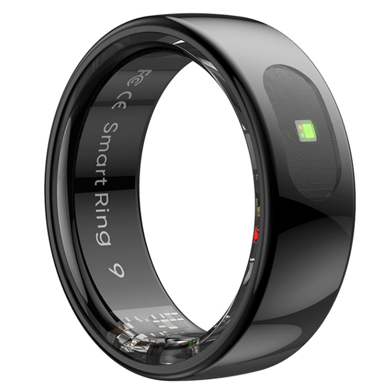 Temperature Ring Skin - R08 防水スマートリング 男女兼用、タッチ機能付き健康モニター、皮膚温度測定機能付きスマートリング-VVBC