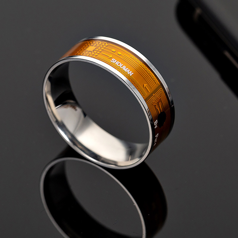 ステンレス鋼のユニセックス多機能リング,nfcスマートチップ - Smart Ring Nfc Pay のレビューと価格