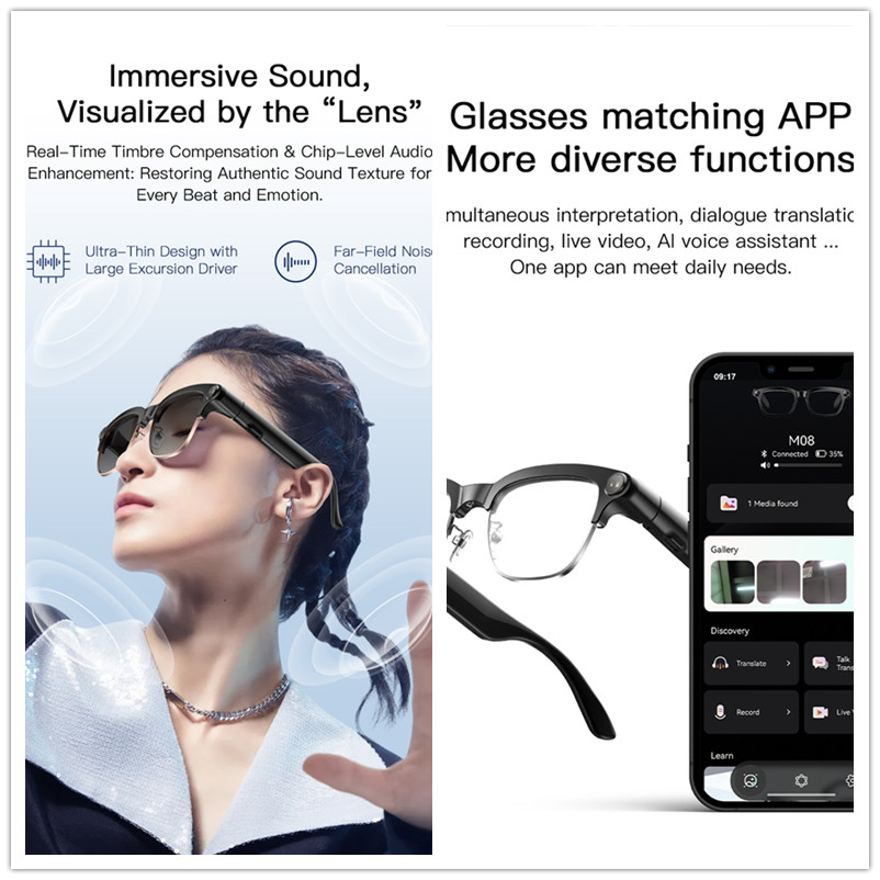 2026年新型8MP超広角HDカメラ搭載スマートグラス、ビデ - Smart Glasses Lens のレビューと価格