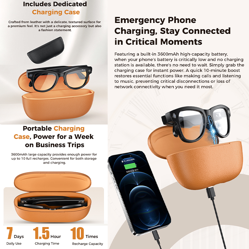 2026年新型 32GBメモリ 800W 4Kカメラ搭載スマ - Smart Glasses Lens のレビューと価格