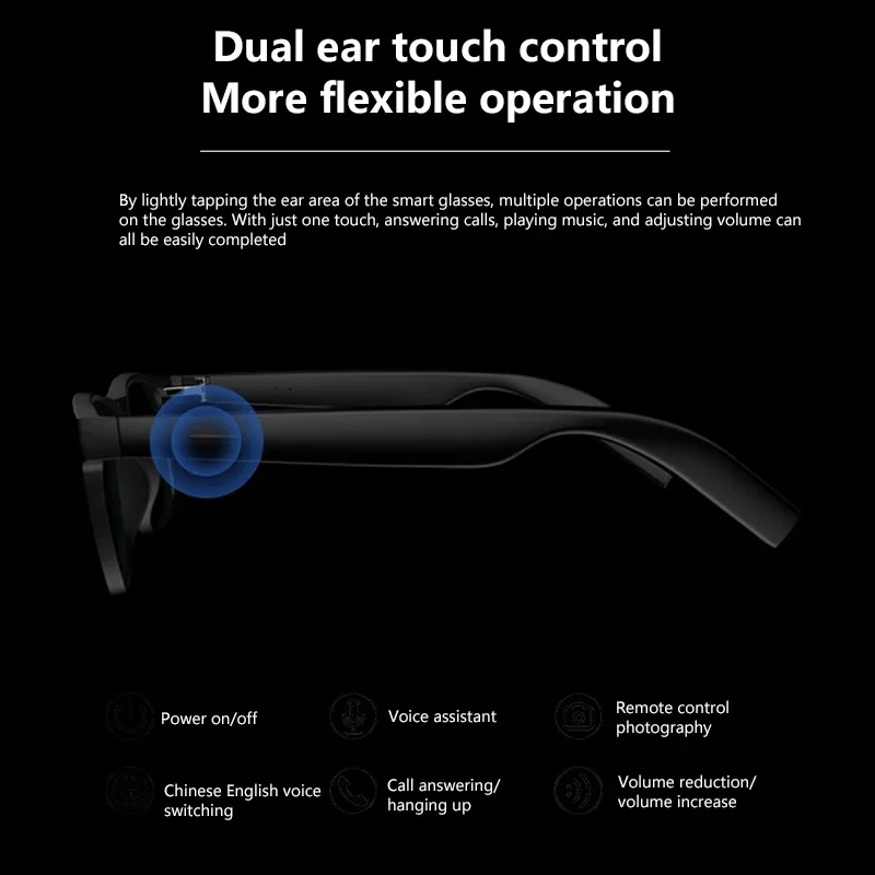 Lenovo AIスマートグラス 8Kリモコン タッチフォト - Smart Glasses Lens のレビューと価格